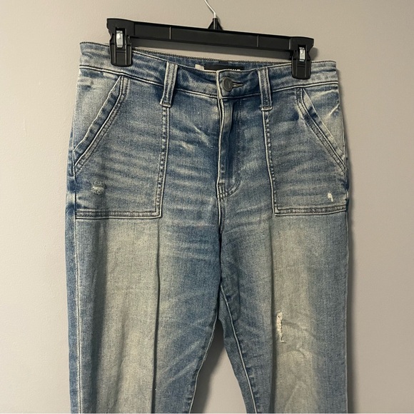 Kut from the Kloth Reese High Rise Ankle Straight Leg Women’s Size 6 Distressed - Picture 2 of 13